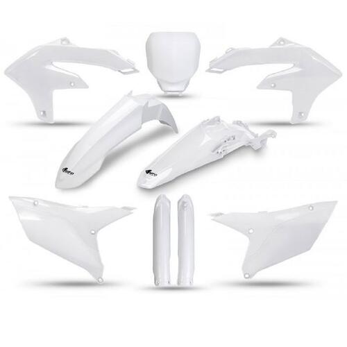 Yamaha YZ250F 2024-2025 UFO Complete Plastics Kit White