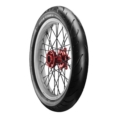 Avon Motorcycle Tyre Cobra Chrome 120/70ZR19 Front Tyre 60W Rating AV91