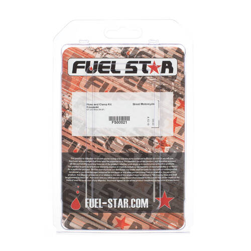 Kawasaki GPX250R 1988-1990 All Balls All Balls Fuel Hose & Clamp Kit