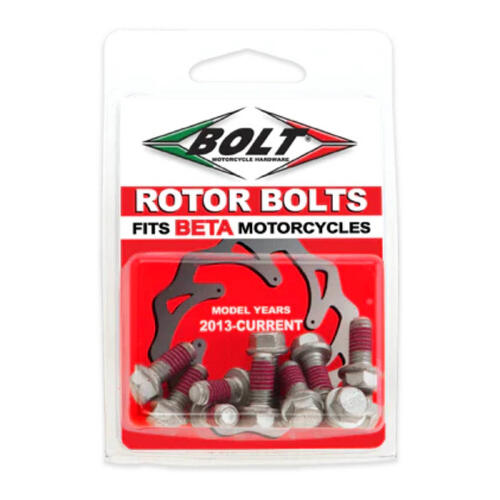 Beta RR 300 2T Racing 2017-2022 Bolt Brake Disc Rotor Bolt Kit Pack