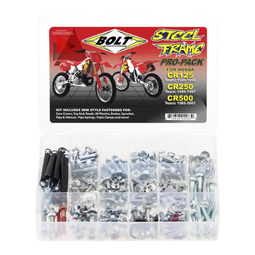 Honda CR125R 1985-1998 Bolt Steel Frame Pro Kit Pack 2-Stroke
