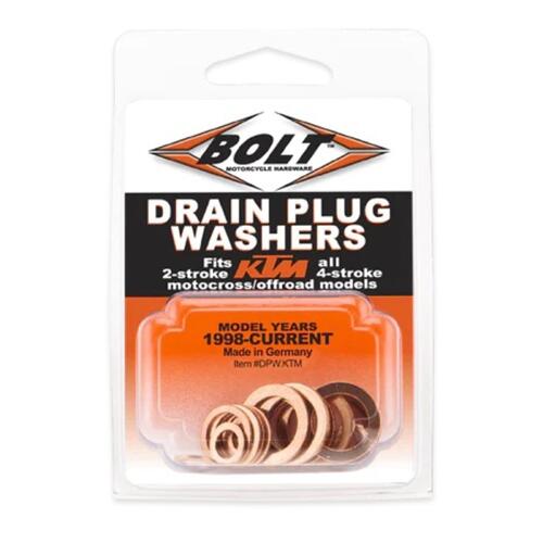 KTM 690 Enduro R 2011-2024 Bolt Drain Plug Copper Washer Set 16pc
