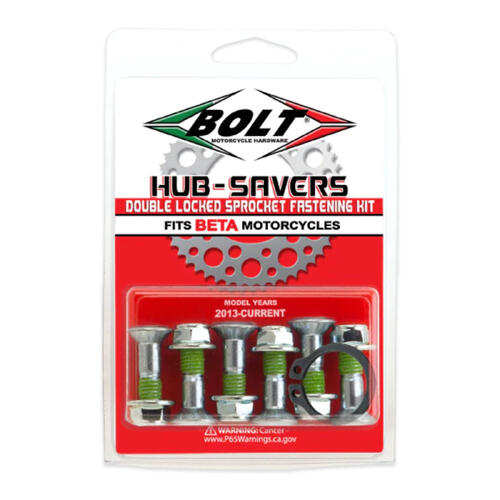 Beta RR 125 2T Racing 2021-2024 Bolt Hub-Savers Sprocket Bolts/Nuts