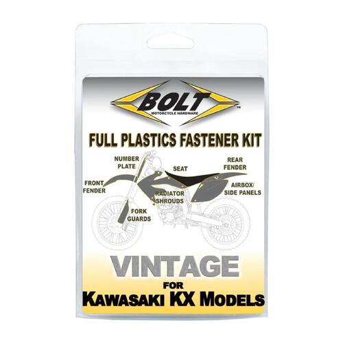Kawasaki KX500 1988-2004 Bolt Body Work Plastics Fastener Kit