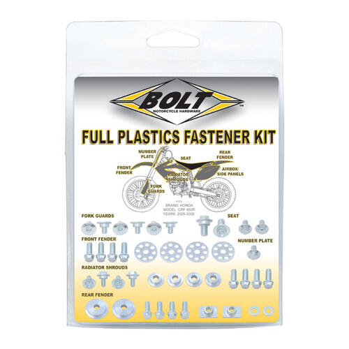 Yamaha WR450F 2012-2014 Bolt Body Work Plastics Fastener Kit