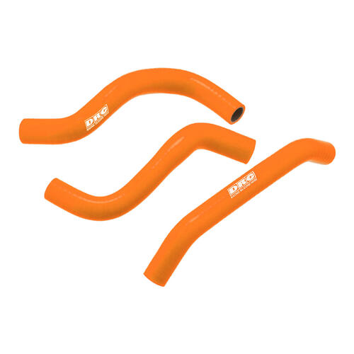KTM 250 EXC-F 2024-2026 DRC Radiator Hose Kit Orange