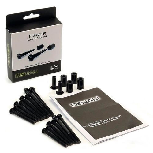 Ducati StreetFighter 1100 2009-2013 Denali Universal Fender Light Mount Kit Suits DM & D2 Lights Black