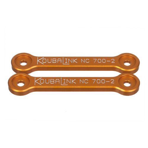 Honda NC700X 2012-2013 Koubalink 34mm Motorcycle Lowering Link Orange