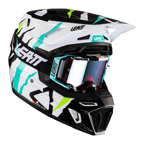 Leatt GPX 8.5 MX Motocross Helmet & Goggle Kit Tiger XXL