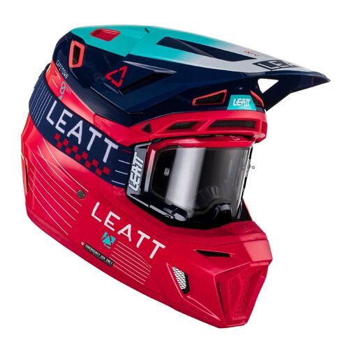 Leatt GPX 8.5 MX Motocross Helmet & Goggle Kit Red L