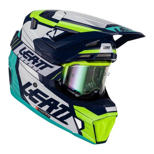 Leatt GPX 7.5 MX Motocross Helmet & Goggle Kit Blue