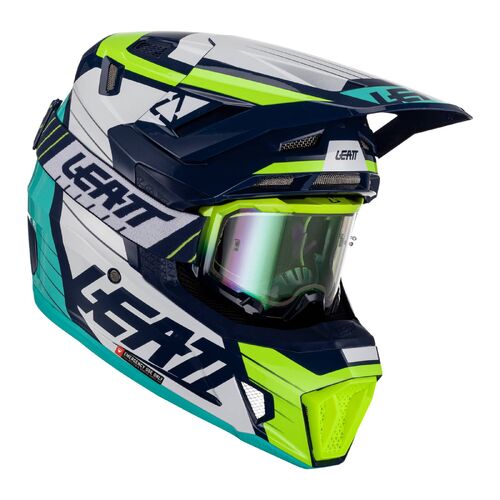 Leatt GPX 7.5 MX Motocross Helmet & Goggle Kit Blue S
