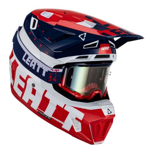 Leatt GPX 7.5 MX Motocross Helmet & Goggle Kit Royal L