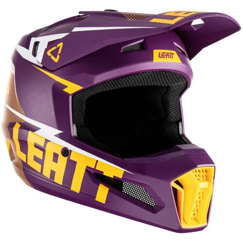Leatt GPX 3.5 Youth MX Motocross Helmet Indigo M