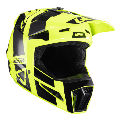 Leatt 2024 3.5 Junior Helmet Kit Citrus YL