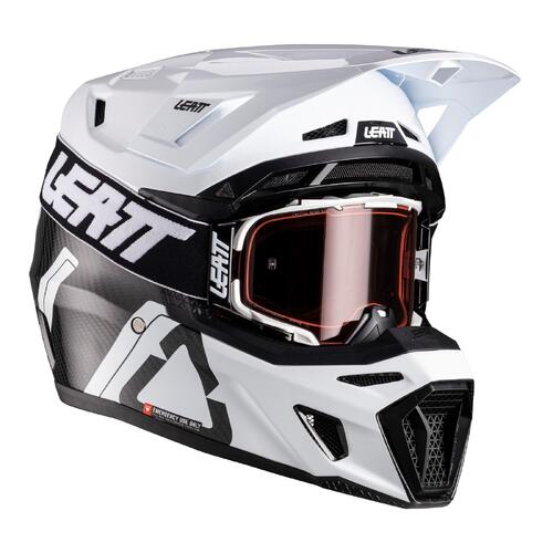 Leatt 9.5 Helmet Kit Carbon/White XS