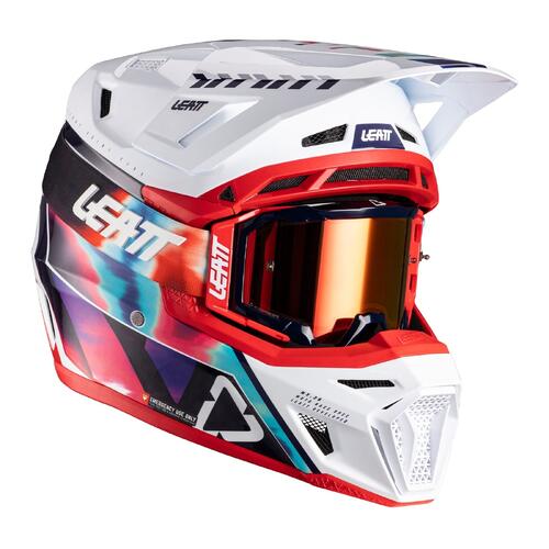 Leatt 8.5 Helmet Kit Royal Blue/Red L