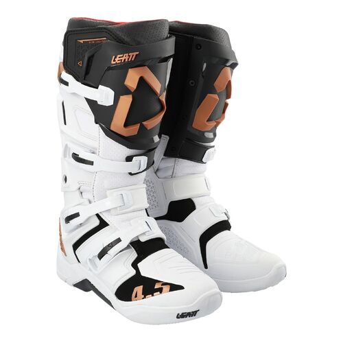 Leatt 4.5 MX Motocross Boots White
