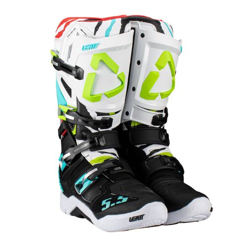 Leatt Flexlock 5.5 MX Motocross Boots 11 Tiger