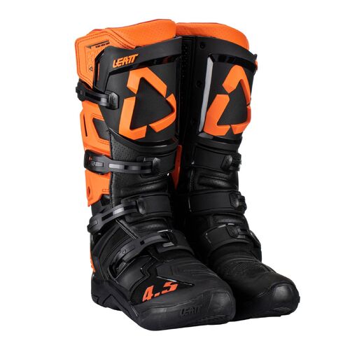 Leatt 4.5 MX Motocross Boots 9 Orange