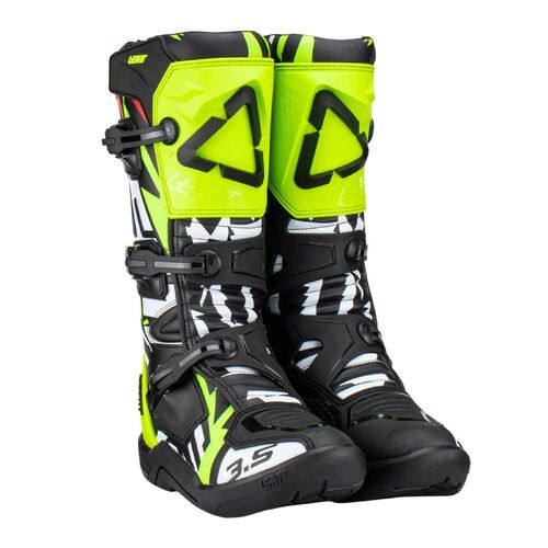 Leatt 3.5 MX Motocross Boots Zebra 9