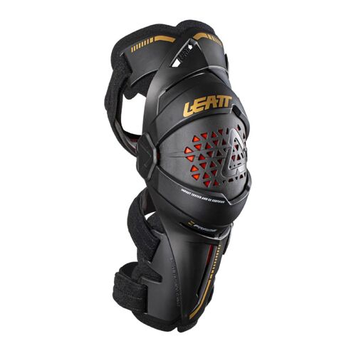 Leatt Z-Frame MX Motocross Knee Brace Pair Black
