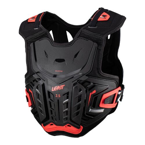Leatt 2.5 MX Motocross Chest Protector Black Red Youth YL/XL