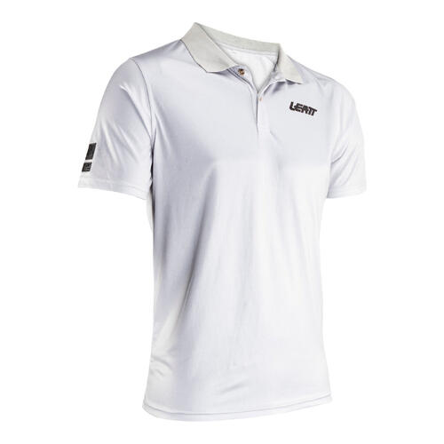 Leatt Team Short Polo Shirt Steel L
