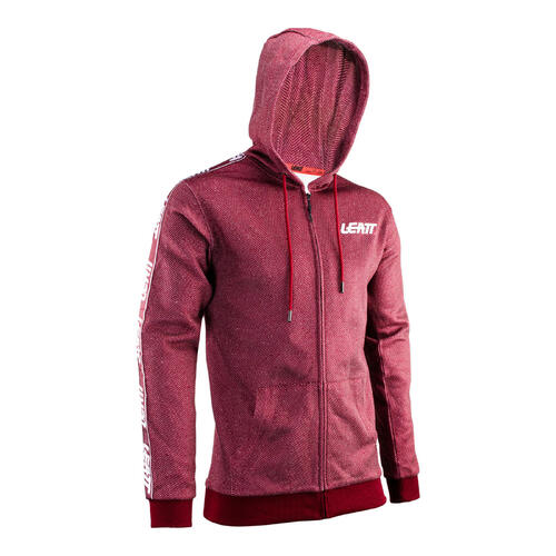 Leatt Premium Zip Hoodie Ruby S