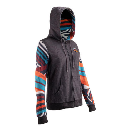 Leatt Premium Women's Zip Hoodie Stripes