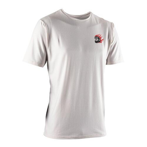 Leatt Core T-Shirt Cream White M/US40/EU50