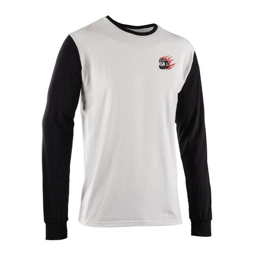 Leatt Core Long Shirt Cream White