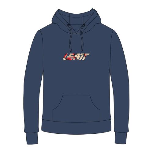 Leatt Core Hoodie Denim Blue M/US40/EU50