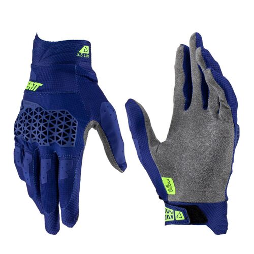 Leatt 2024 3.5 Lite MX Motocross Gloves Blue