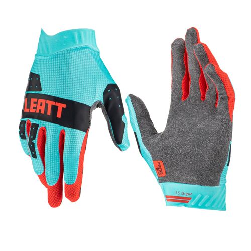Leatt 1.5 Youth MX Motocross Gloves S Fuel