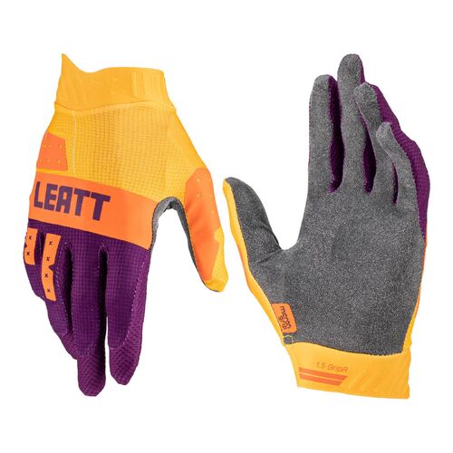 Leatt 1.5 Youth MX Motocross Gloves XXS Indigo