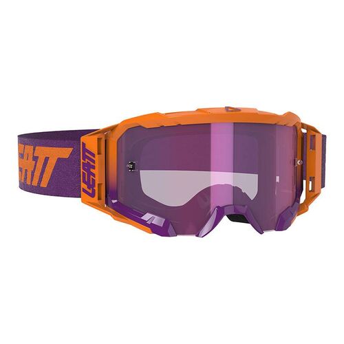 Leatt 5.5 Velocity MX Goggles Iriz N-Orange Pur 78%