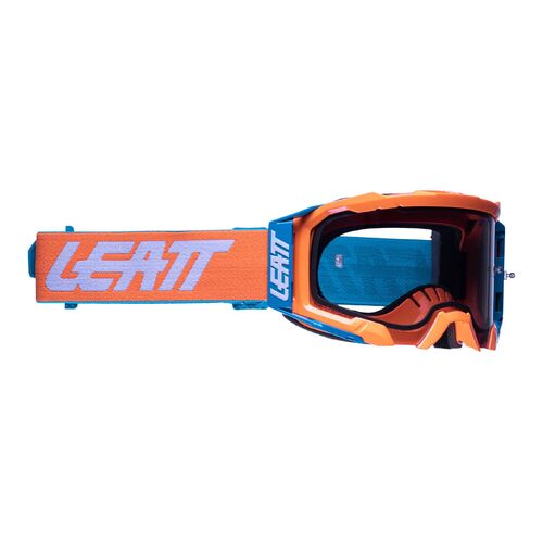Leatt 5.5 Velocity MX Goggles Neon Orange Lt Grey 58%