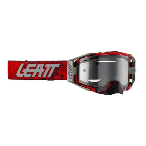 Leatt 6.5 Velocity MX Goggles Enduro Jw22 Red Clear 83%