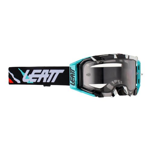 Leatt 5.5 Velocity MX Goggles Acid Tiger Light Grey 58%
