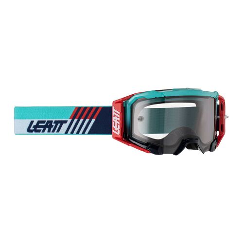 Leatt 5.5 Velocity MX Goggles Aqua Light Grey 58%
