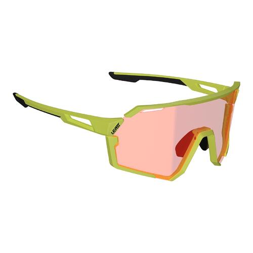 Leatt RideViz Pro Sunglasses Neon Yellow Iriz Cryztal Red 13 VLT
