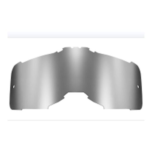 LS2 Aura Premium MX Goggles Silver Iridium Lens
