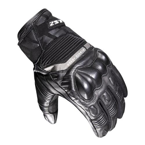LS2 Octane Mens Waterproof Leather Gloves Black