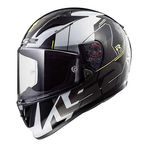 LS2 Helmet FF323 Arrow R Techno Black/White