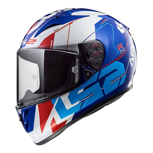 LS2 Helmet FF323 Arrow R Techno White/Blue