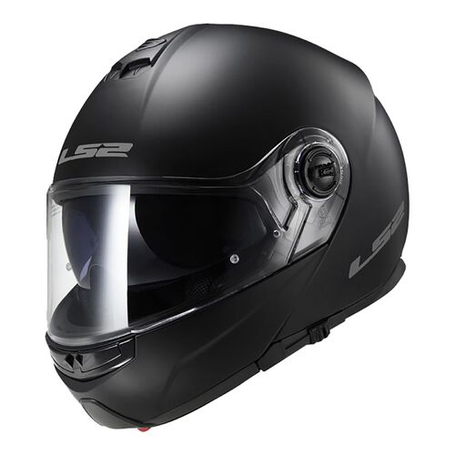 LS2 Helmet FF325 Strobe Matte Black Flip Front