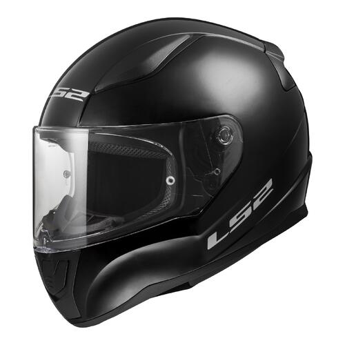 LS2 Road Motorcycle Helmet FF353 Rapid II XS Gloss Black
