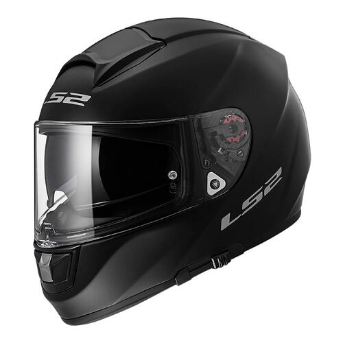 LS2 Road Motorcycle Helmet FF397 Vector Evo XS Matte Black