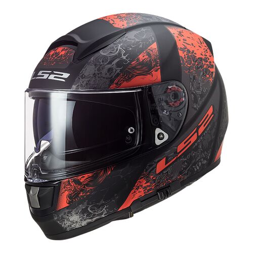 LS2 Helmet FF397 Vector Evo Swipe Matte Black/Red